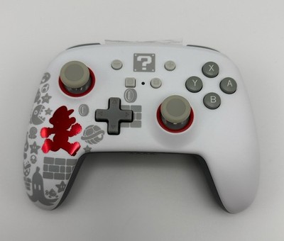 PowerA Mario Wonder Wireless Controller Nintendo Switch White Red (New No Box)