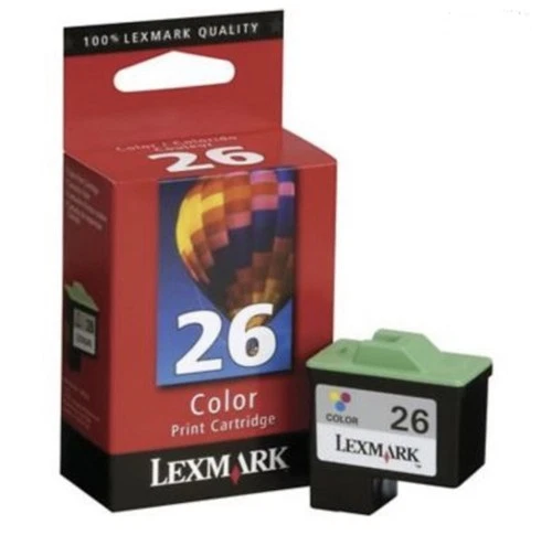 Genuine Lexmark 26 Color Ink Printer Cartridge (New in Box) W-292-6-2 - Picture 1 of 1