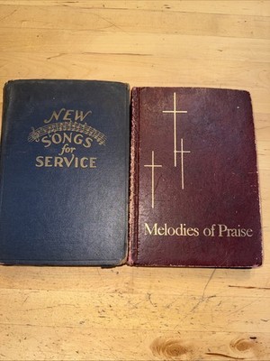 New Songs for Service compiled by Homer Rodeheaver 1945 vintage + Melodies Book