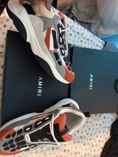 Amiri Bone Runner Orange, Size 11