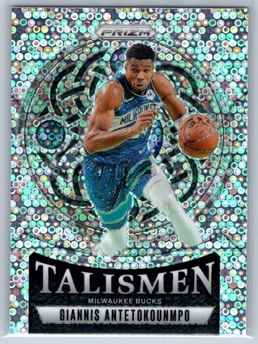 2024-25 Panini Prizm Giannis Antetokounmpo Talismen Prizms Fast Break #12