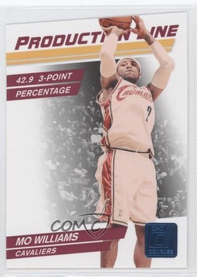 2010-11 Donruss Production Line Sapphire Die-Cut 48/49 Mo Williams #98 0q0