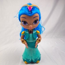 Nickelodeon Shimmer and Shine Talk  Dance Shine Genie Doll Blue Hair Interactiv