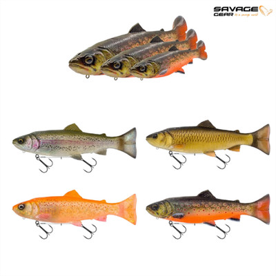 Savage Gear 3D Line Thru Pulsetail Trout Wobbler Swimbait Forelle 16 cm 20 cm