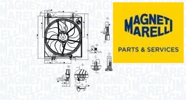 Magneti Marelli 069422787010 LüFter FüR MotorküHlung LüFter KüHlung-image