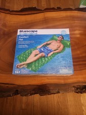 Bluescape Comfort Mat Pool Float Inflatable Green