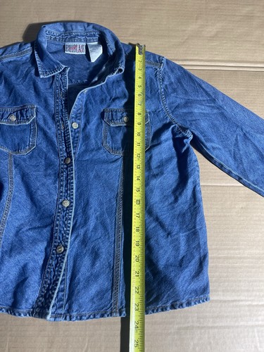 Bill Blass Denim Jacket Classic Blue Jean Trucker Style Womens Vintage Size PXL