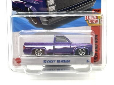 Hot Wheels '83 Chevy Silverado (Dollar General purple) SUPER