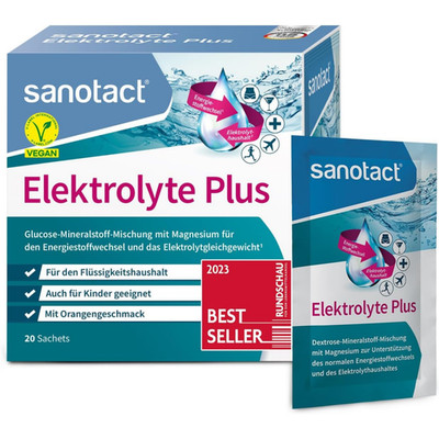 Sanotact Electrolytes plus (20 sachets)   Electrolyte powder for liquids