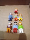 Vintage 1990 Playmobil Family Figures LOT of 7 Father Grand Parents Girl Son Boy