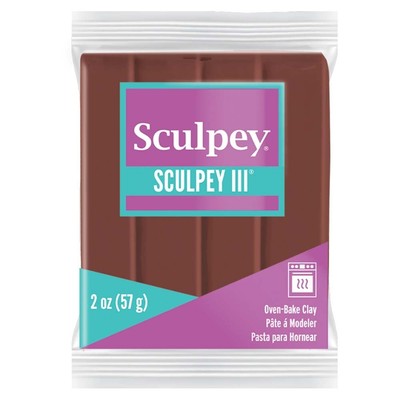 Sculpey III Oven-Bake Clay 2oz-Chocolate S302-053