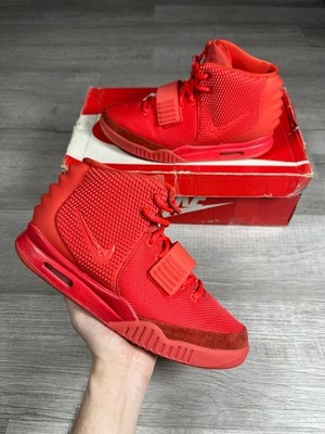 Size 9.5 - Nike Air Yeezy 2 SP Mid Red October