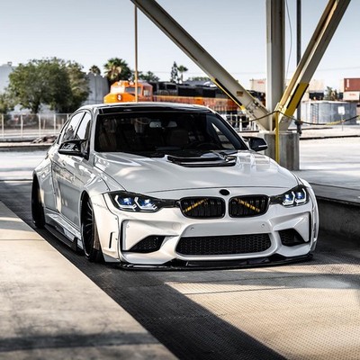 LED Headlights For BMW 3 Series F30 2013-2016 Front Lamps Yellow-White DRL LH+RH