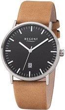 REGENT - Herrenuhr Titan Leder braun - F1232 - Herrenuhren