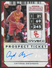 Onyeka Okongwu 2020 Panini Contenders Draft Autograph Cracked Ice Rookie (6/23)
