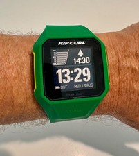 Rip Curl SearchGPS Watch Limited Edition Brazil colours Green and Yellow Rare!