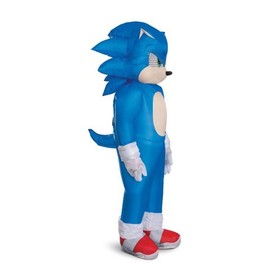Sonic Movie 3 Sonic Inflatable Adult Costume | One Size Fits Most