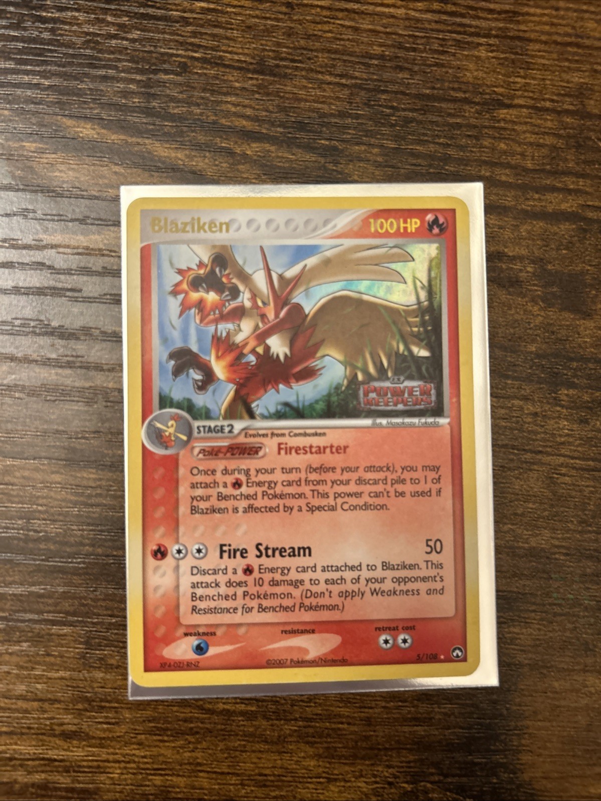 Blaziken 5/108 Power Keepers Reverse Holo