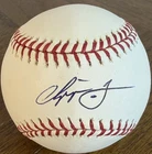 CHIPPER JONES AUTOGRAPHED / SIGNED MAJOR LEAGUE BASEBALL NOT CERTIFIED READ