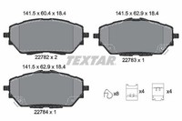 1 X Bremsbelagsatz BremsbeläGe Textar 2278201 FüR Toyota