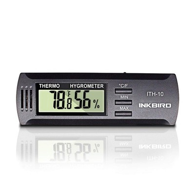 ITH-10 Digital Thermometer and Hygrometer Temperature Humidity Monitor for Ag...
