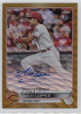 2022 Topps Chrome Rookie Gold Wave Refractor 14/50 Alejo Lopez #RA-AL Auto 1ax