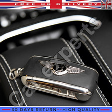 Remote Key Shell Blank Case Replacement for Bentley 3 Buttons Folding Flip Cover