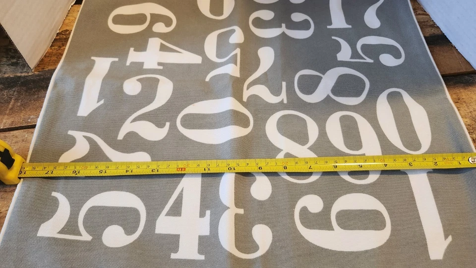 2 capas de travesseiro para berçário de bebê/criança 1 raposa 1 números laranja, cinza e branco - Imagem 3 de 4