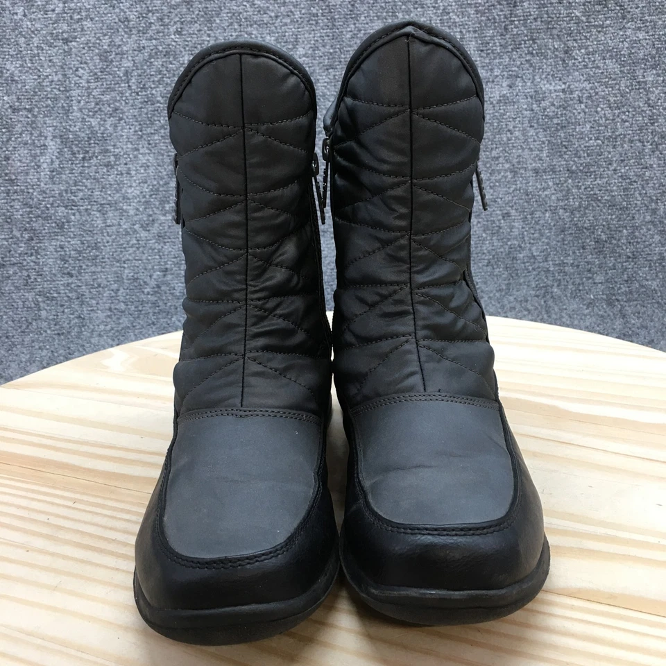 Totes Botas de Invierno Mujer 7M Negras Audrey Acolchadas Impermeables Cremallera Media Informales Foto 4 de 4