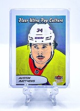 AUSTON MATTHEWS 2021 Fleer Ultra #PC-5 ULTRA POP CULTURE SHORT PRINT INSERT