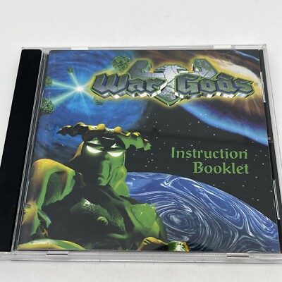 1996 Midway Games WarGods - PC - Fighting Game - W/ User Manual