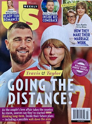 TAYLOR SWIFT & TRAVIS KELCE - GOING THE DISTANCE 2024 US WEEKLY Magazine NEW