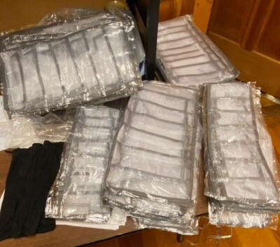 Bulk Lot 24pcs Mesh Closet Drawer Wardrobe Clothes Organizer in Assorted Sizes