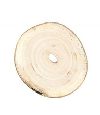 Creative Co-op DA5395 Small Round Paulownia Wood Slice QTY 4