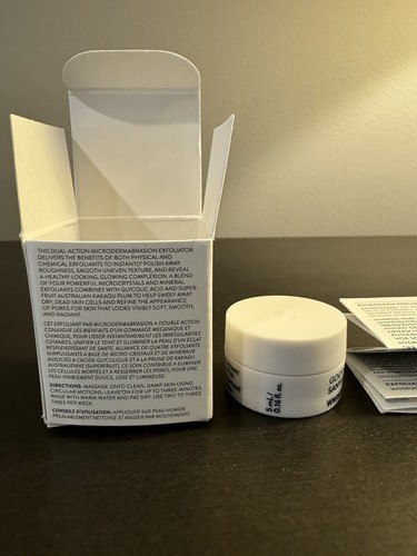 Goop Goopglow Microderm Instant Glow Exfoliator 5 ml .17 oz Travel Size NIB - Picture 2 of 5