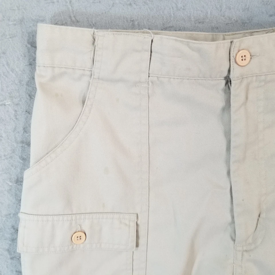 Windham Pointe cargo pantalones cortos de senderismo para hombre 34 x 4,5 beige pesca al aire libre aventura Foto 2 de 4