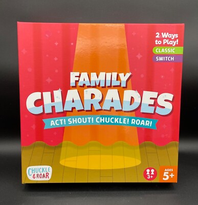 Buffalo Games FAMILY CHARADES Act Shout Chuckle Roar ~ 250 Cards ~ FAMILY GAME