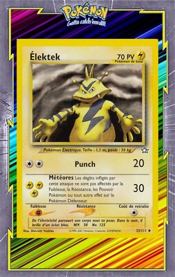 Elektek - Neo Genesis Edition 2 - 33/111 - Französische Pokemon Karte