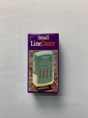 Xstamper Line Daters Prints Month/Day/Year Small 7/8''x1/8'' Red 51111