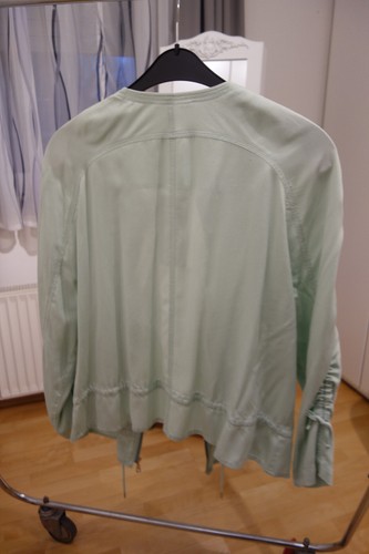 *Le Comte*leichte Jacke*44*türkis*neu*RV*detailverliebt*geraffte Ärmel*Taschen* - Bild 3 von 3