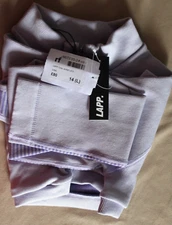 LAPP Cropped Stretch Woven Jacket Size 14 RRP £80 New & Tags EU 40 Lilac Top