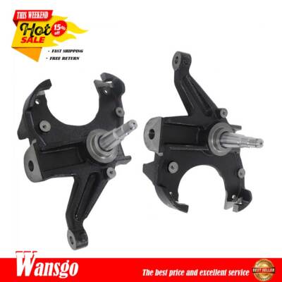 For 1973-87 Chevrolet C10 Front 2.5'' Drop Spindle Lowering Kit with Rotor1  2WD