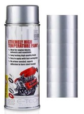 SATIN SILVER Brake Caliper Paint Spray Aerosol 400ml (VHT/S) Motorbike S2