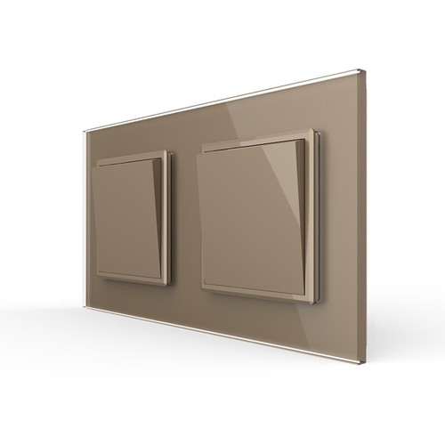 LIVOLO Wippe Glas Lichtschalter Steckdosen Taster Dimmer Kreuz-/ Wechselschalter - Bild 80 von 192