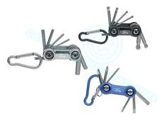 FORD TOOLS - Key Ring Set  - Hex ball Head Allen Key Torx Screwdriver - 3 Sets