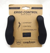 Cane Creek Ergo Control Bar Ends, Pair, Black