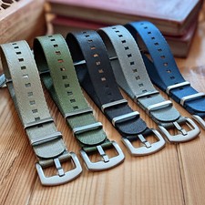Seatbelt Nato Watch Strap Premium Smooth Nylon | 18mm 20mm 22mm