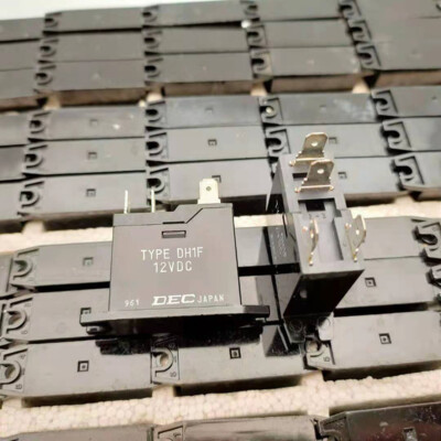 1Pc DEC TYPE DH1F 12VDC Power Relay 4Pins NEW