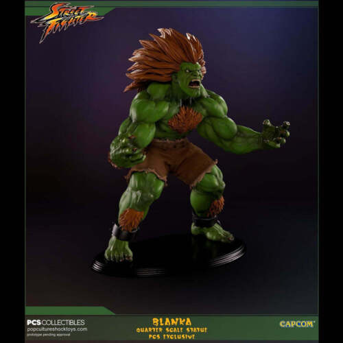 POP CULTURE SHOCK PCS Street Fighter Blanka Savage EXCLUSIVE ¼ Scale Statue NEW - Picture 4 of 10