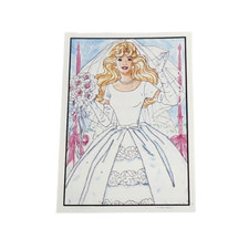 VINTAGE 1989 MATTEL FIGURINE PANINI BARBIE ALBUM STICKER NOS NEW OLD STOCK  165